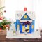 Cody Foster 9.75 In Confetti Cottage Christmas Putz House , Christmas Decor Village House Putz